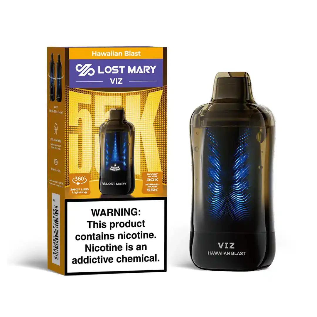 Hawaiian Blast - Lost Mary VIZ 55k Disposable Vape JellyPuffs