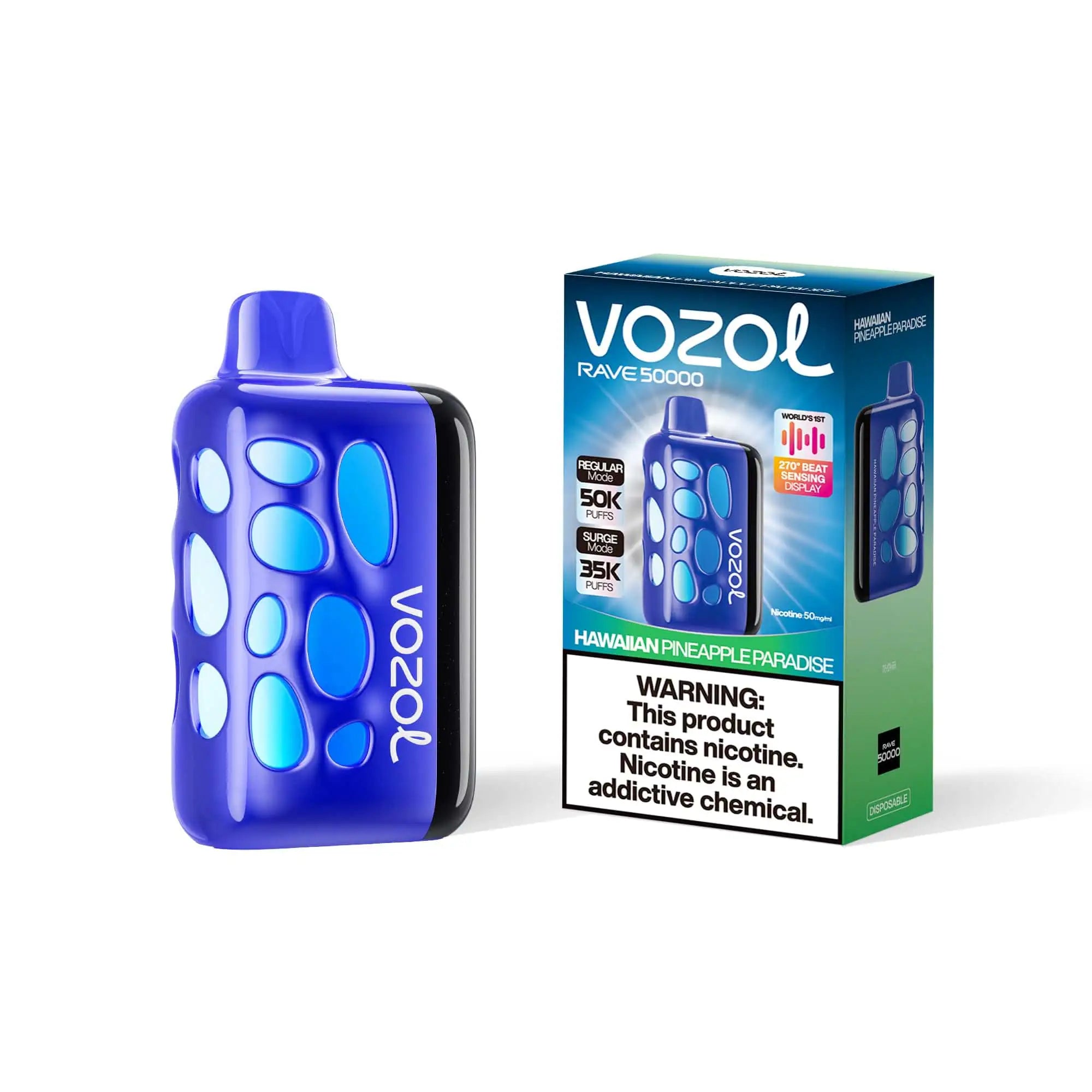 Hawaiian Pineapple Paradise - Vozol Rave 50000 Disposable JellyPuffs