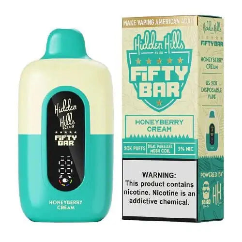 Honeyberry Cream - Fifty Bar 20K Disposable Vape JellyPuffs