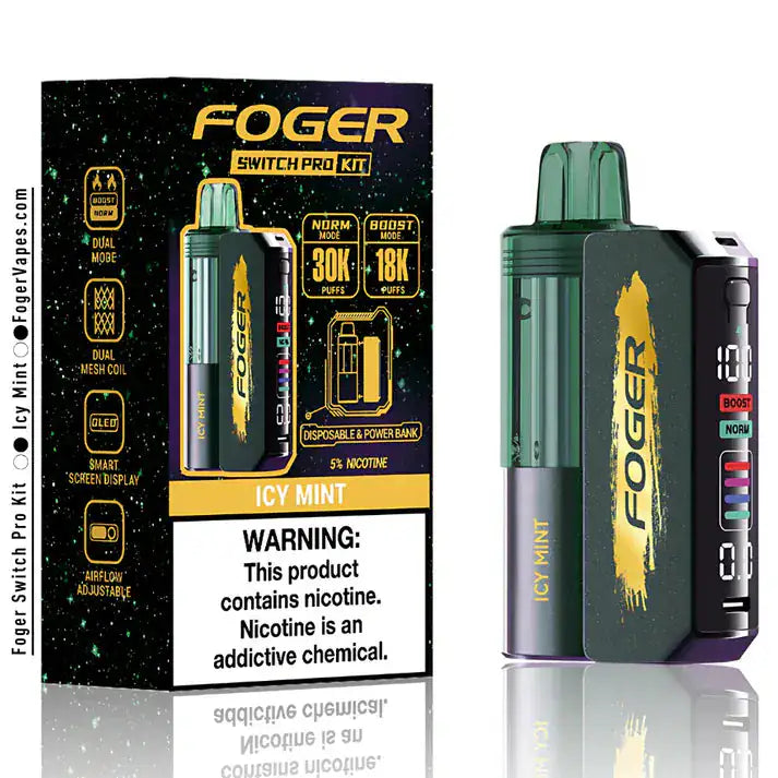 Icy Mint - Foger Switch Pro 30K Disposable Kit JellyPuffs