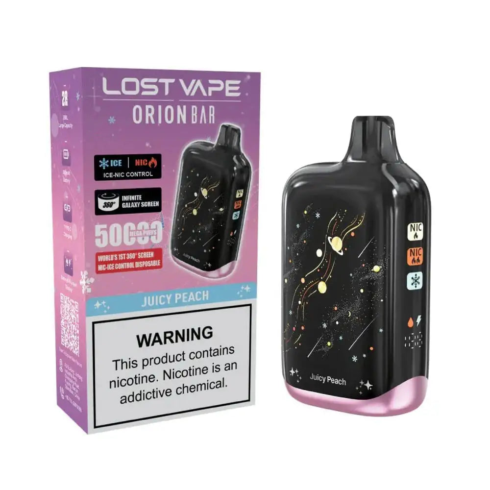 Juicy Peach - Lost Vape Orion Bar 50K Disposable JellyPuffs