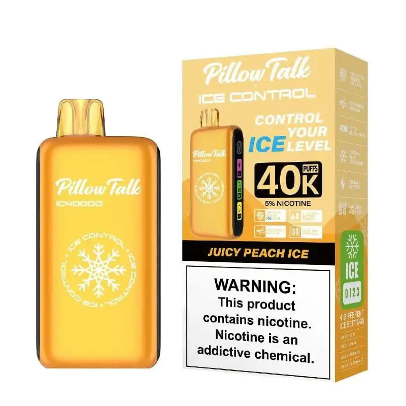 Juicy Peach Ice - Pillow Talk Ice Control IC40000 Disposable JellyPuffs