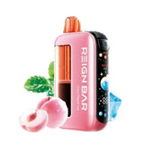 Juicy Peach Ice - Reign Bar Mana 50k Disposable Vape JellyPuffs