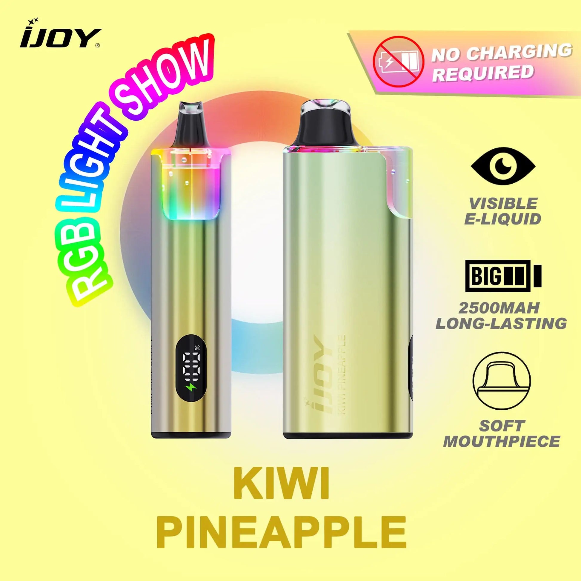 Kiwi Pineapple - iJoy IO50000 Disposable Vape JellyPuffs