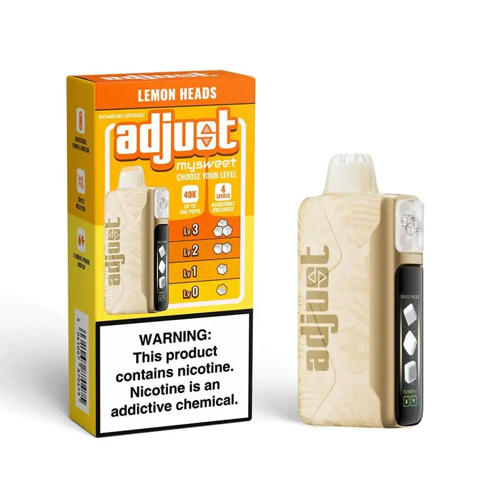 Lemon Heads - Adjust MySweet 40K Disposable Vape JellyPuffs