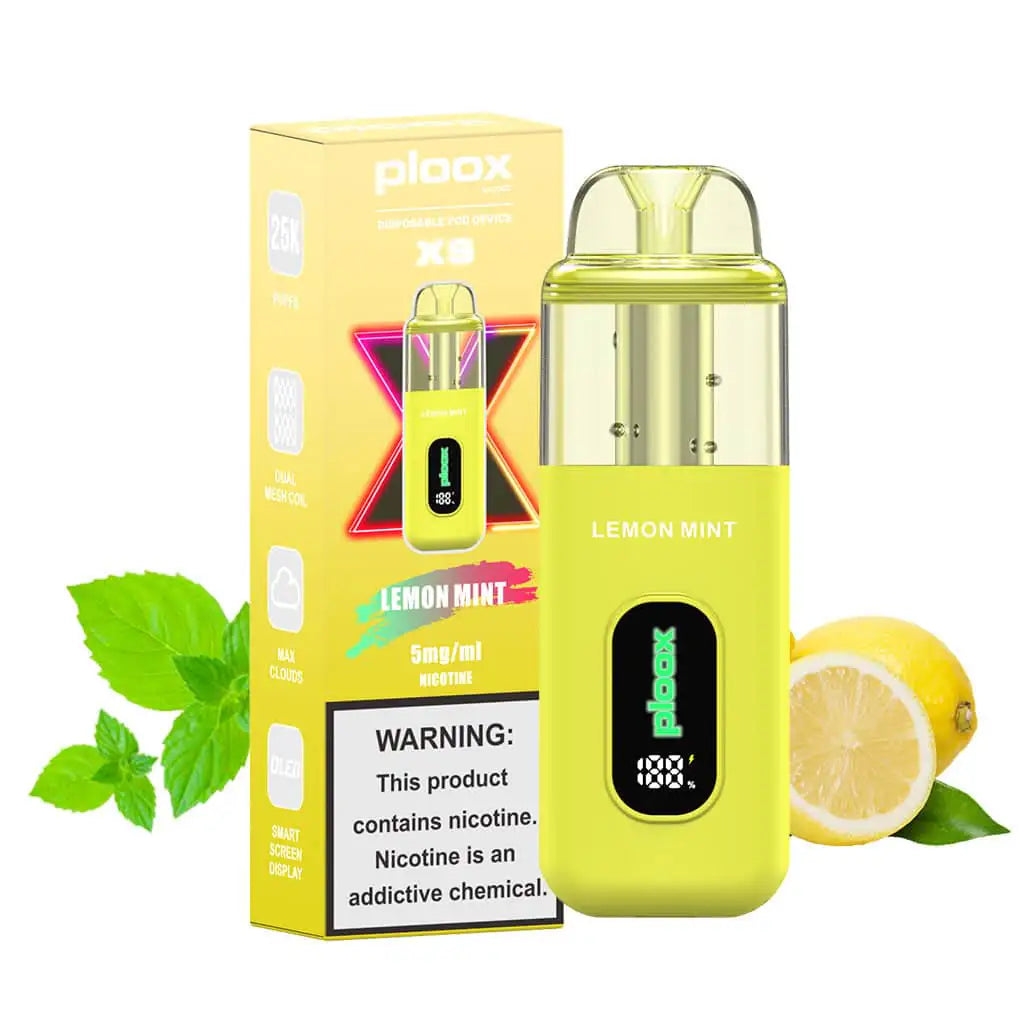 Lemon Mint - Ploox XS 25k Disposable E-Hookah JellyPuffs