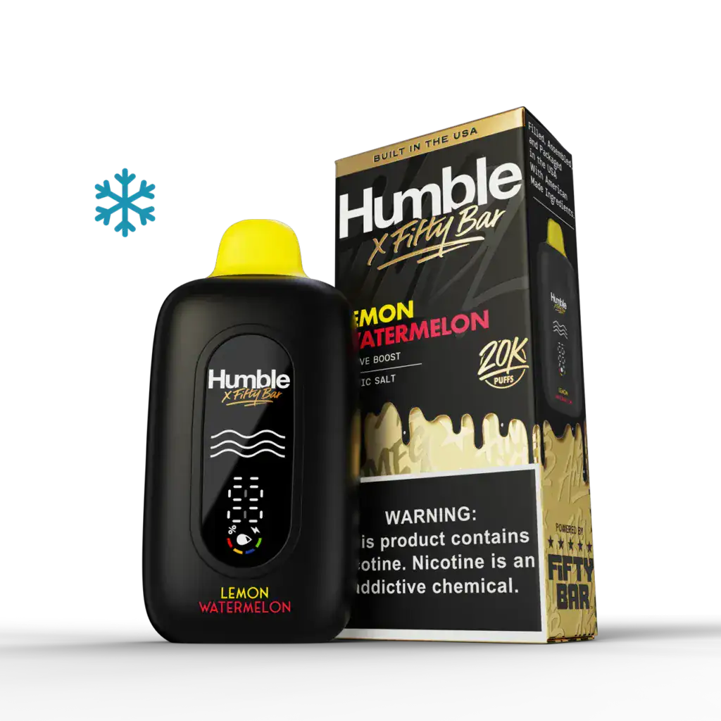 Lemon Watermelon - Fifty Bar x Humble 20K Disposable Vape JellyPuffs