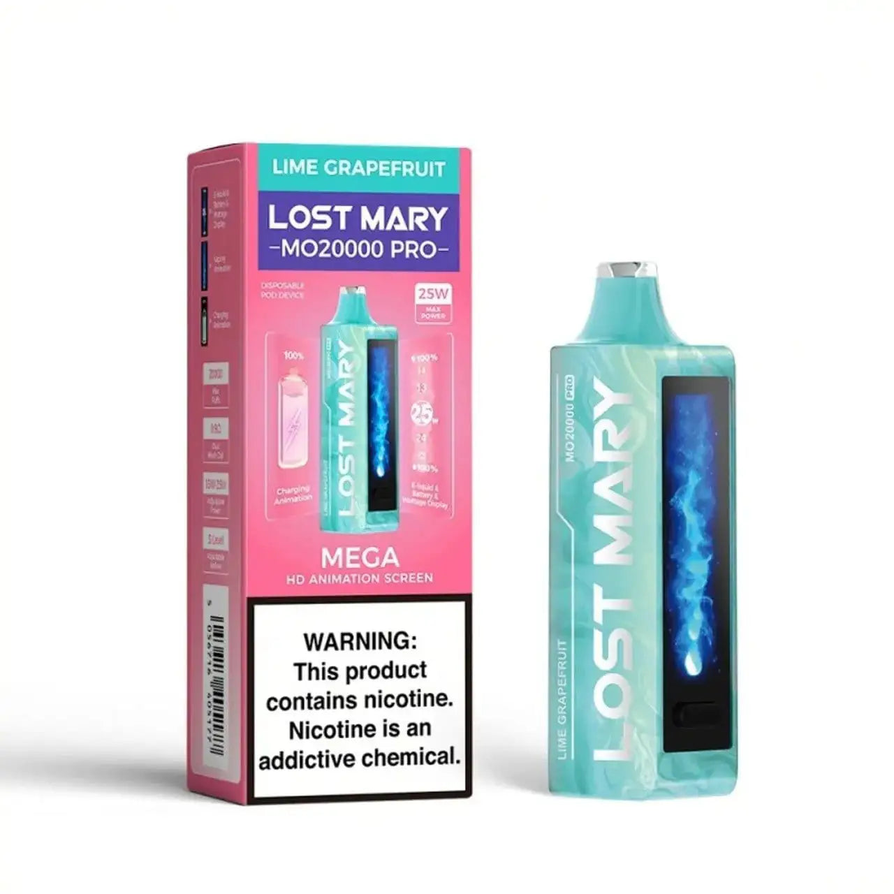 Lime Grapefruit - Lost Mary MO20000 Pro Disposable JellyPuffs