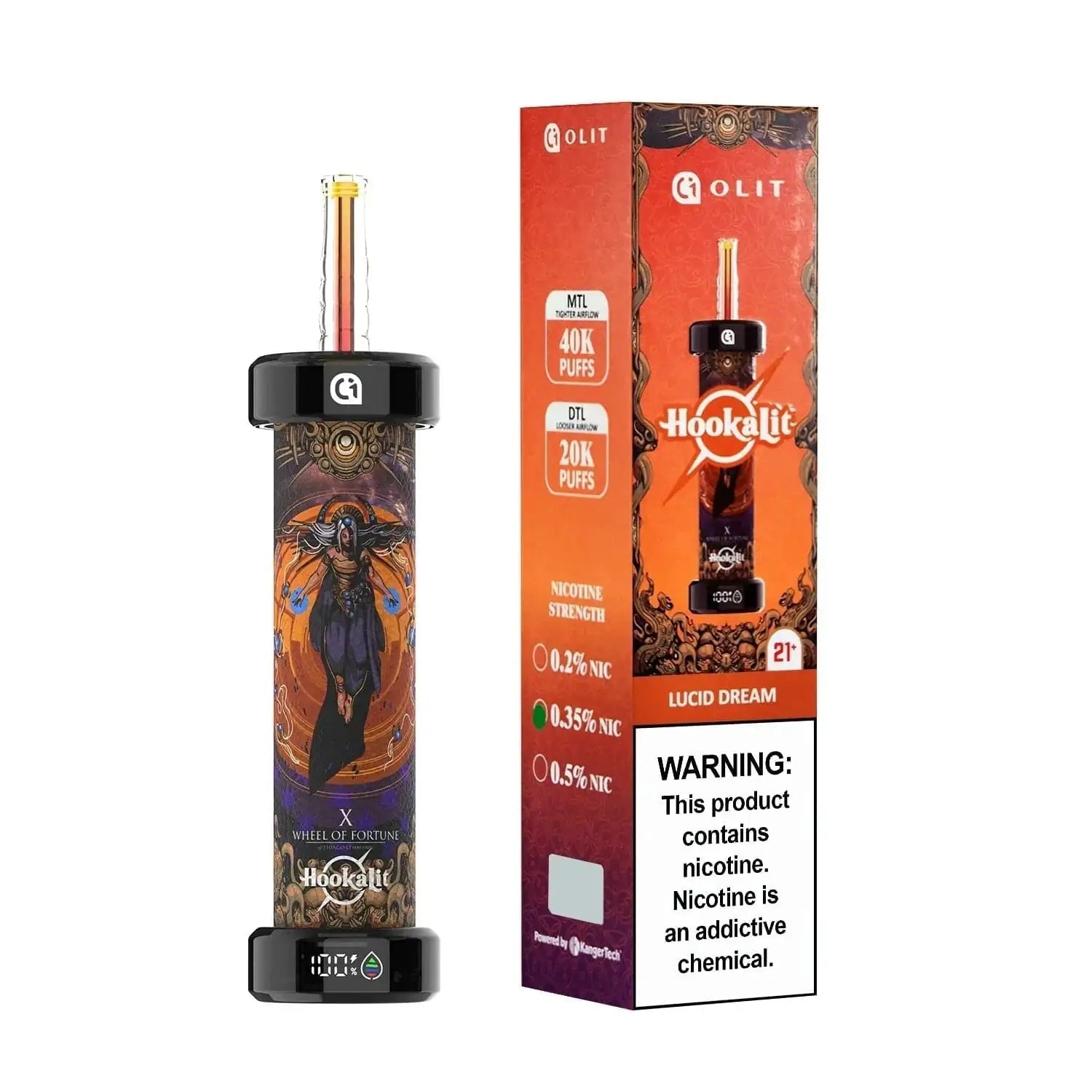 Lucid Dream - Olit Hookalit 40K Disposable E-Hookah JellyPuffs