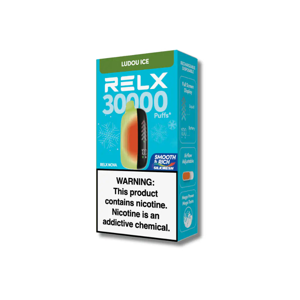 Ludou Ice - RELX Nova Silkmesh 30k Disposable Vape JellyPuffs