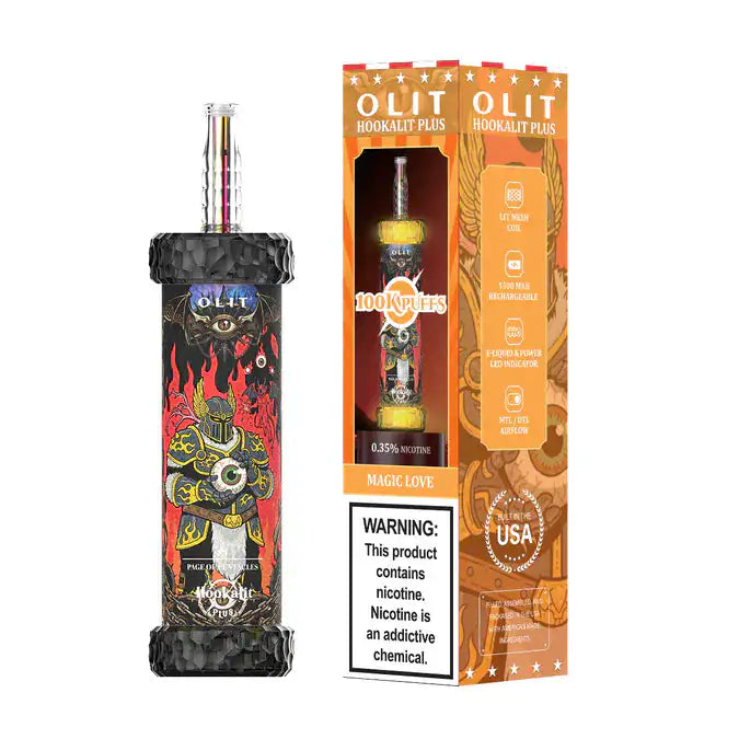Magic Love - Olit Hookalit Plus 100K Disposable E-Hookah JellyPuffs