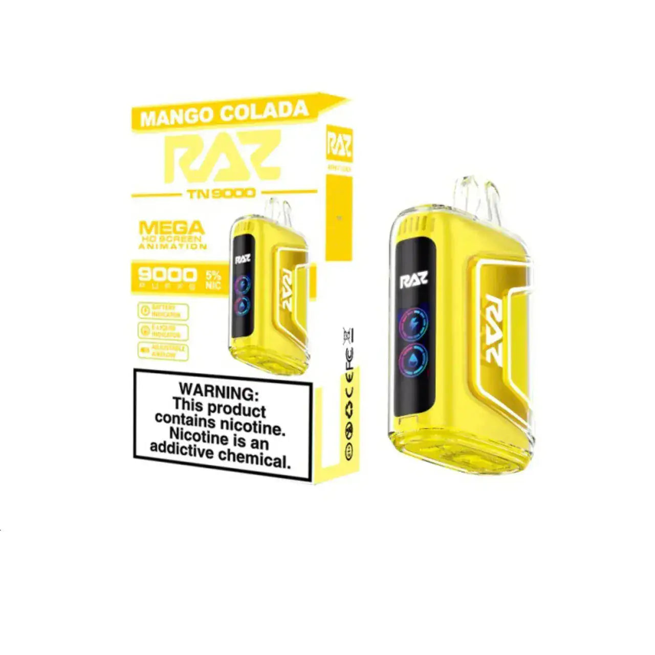 Mango Colada - RAZ TN9000 Disposable JellyPuffs