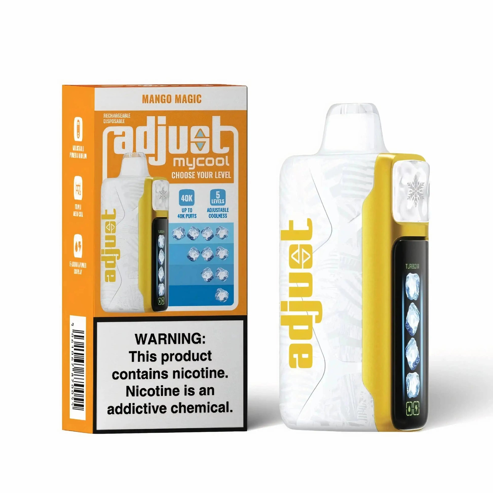 Mango Magic - Adjust MyCool 40K Disposable Vape JellyPuffs