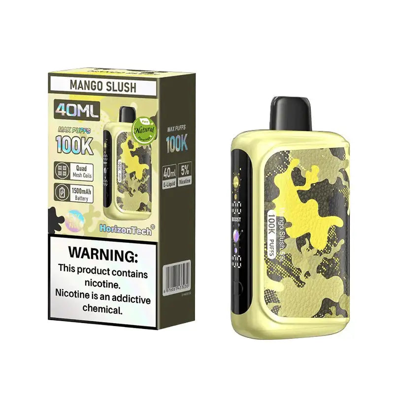 Mango Slush - HorizonTech 100k Disposable Vape JellyPuffs