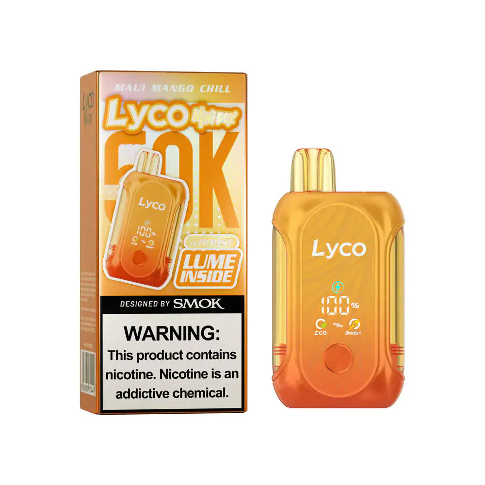 Maui Mango Chill - LYCO Mini Box 50k Disposable Vape JellyPuffs