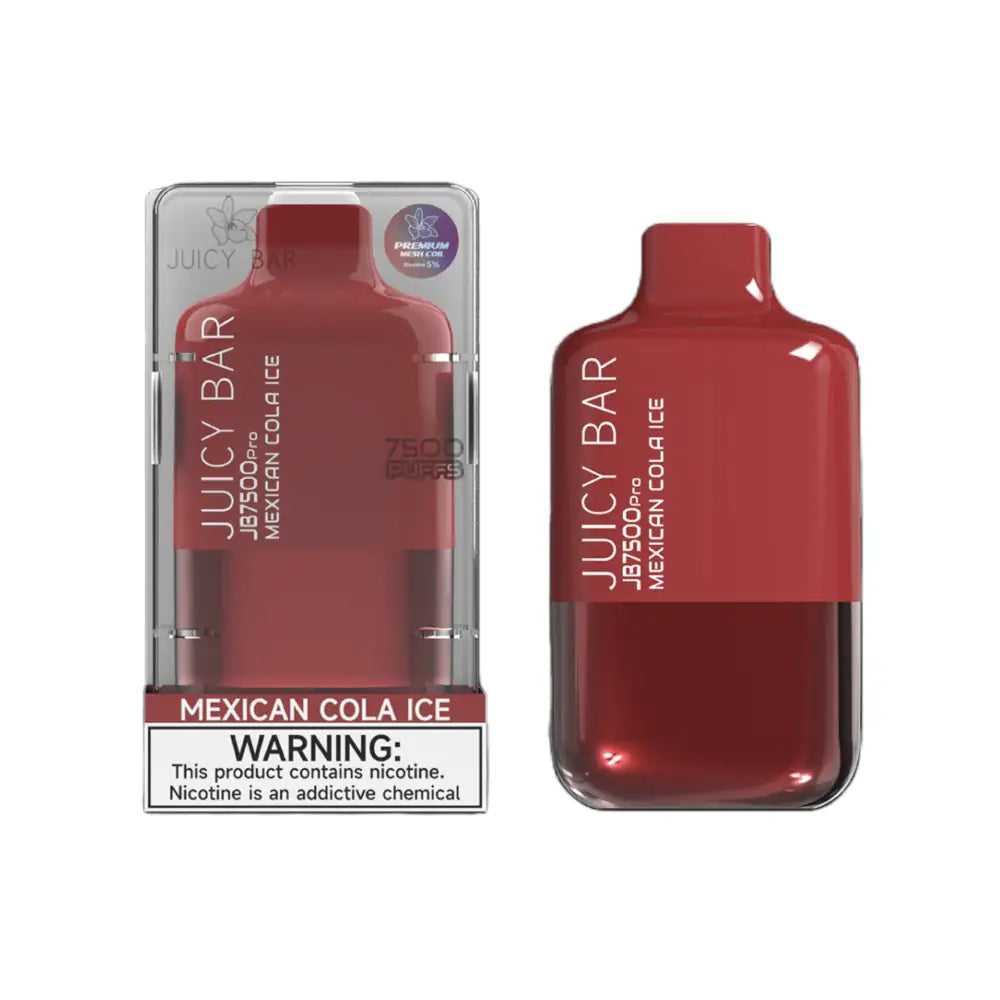 Mexican Cola Ice - Juicy Bar JB7500Pro Disposable JellyPuffs