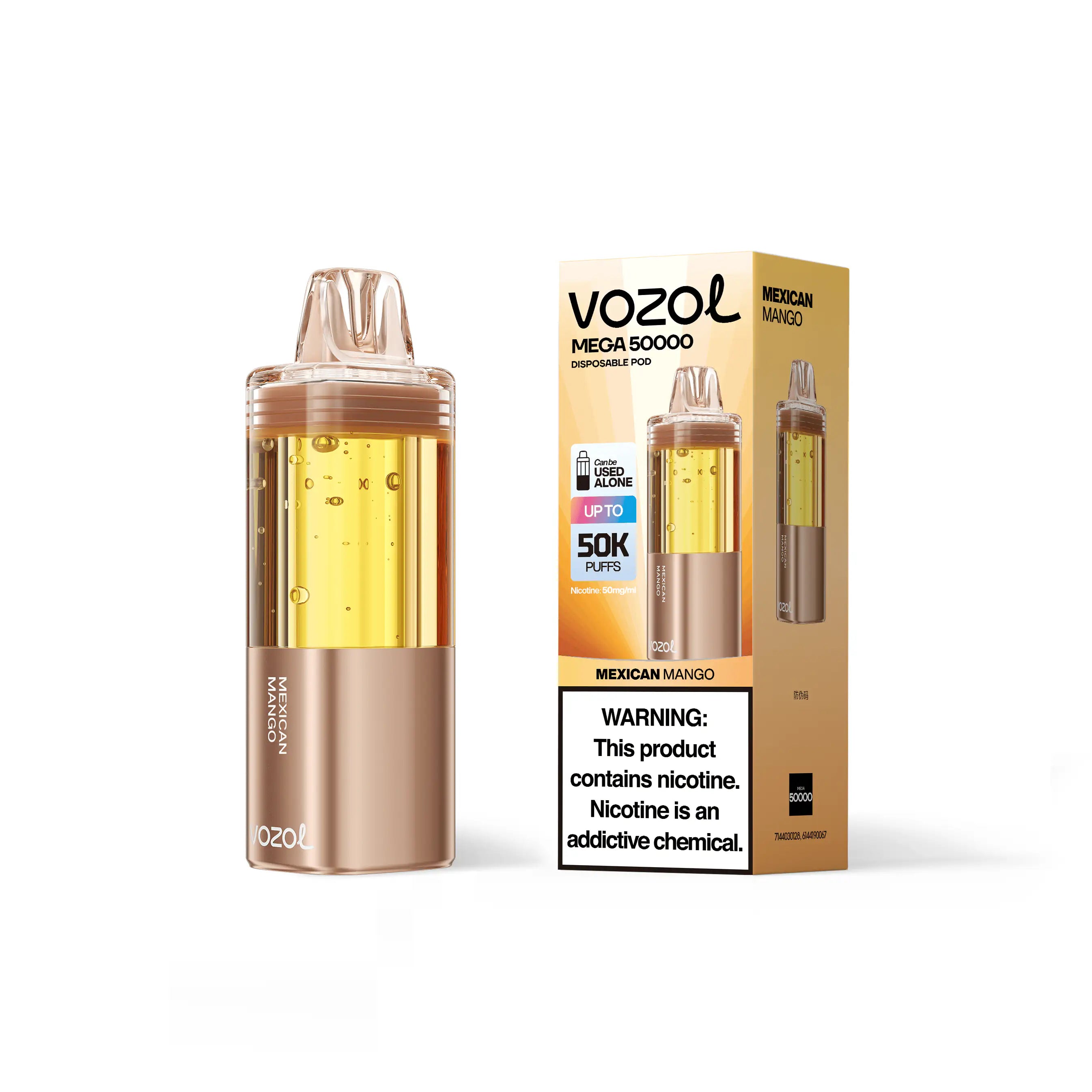 Mexican Mango - Vozol Mega 50k Disposable Vape Pod JellyPuffs
