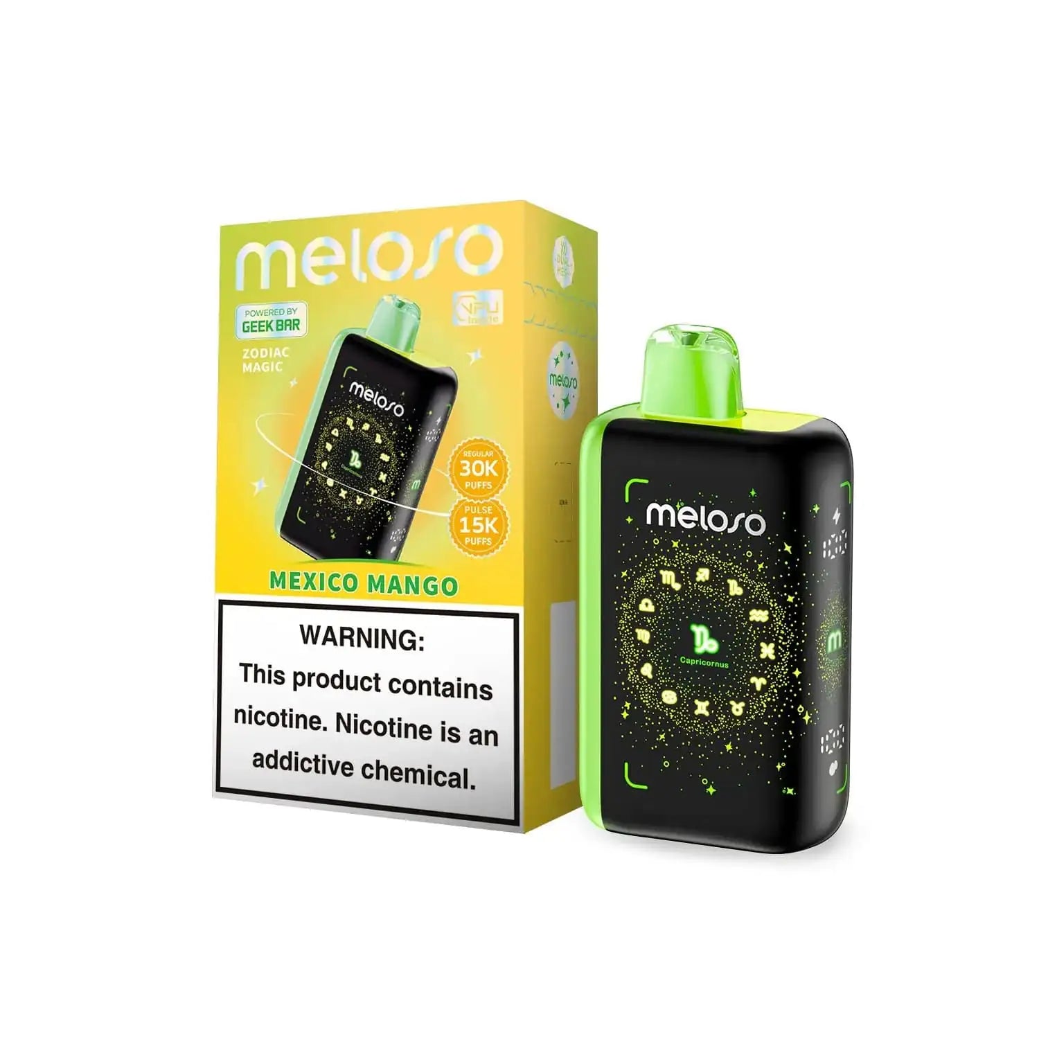 Mexico Mango - Geek Bar Meloso Bar 30k Disposable Vape JellyPuffs