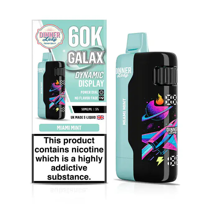 Miami Mint - Dinner Lady Galax 60k Disposable Vape JellyPuffs