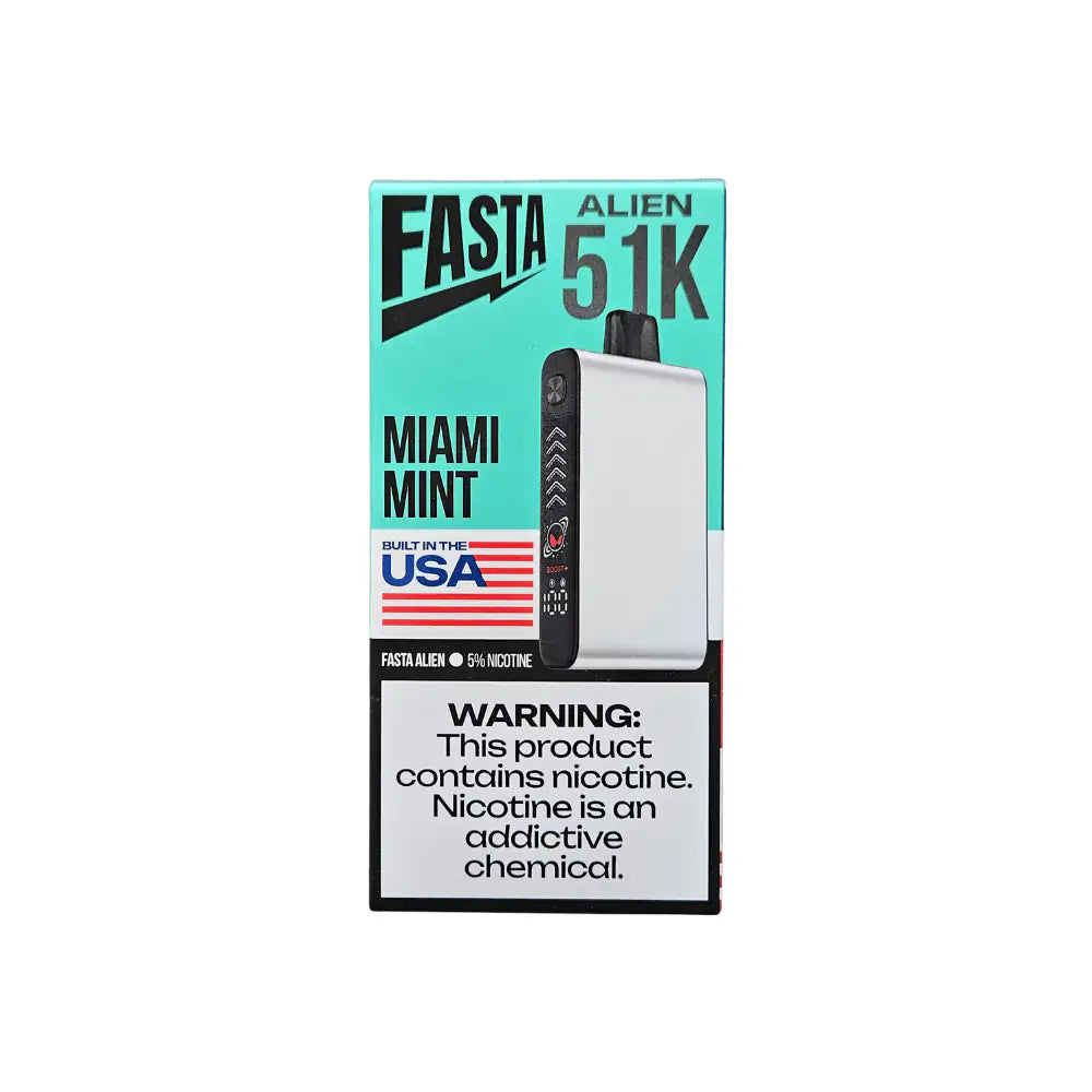 Miami Mint - FASTA Alien 51k Disposable JellyPuffs