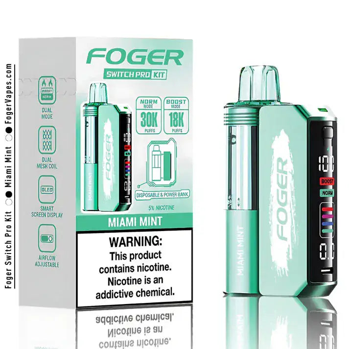 Miami Mint - Foger Switch Pro 30K Disposable Kit JellyPuffs