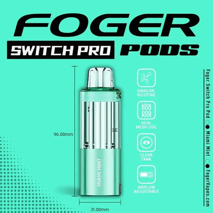 Miami Mint - Foger Switch Pro 30K Disposable Pod JellyPuffs