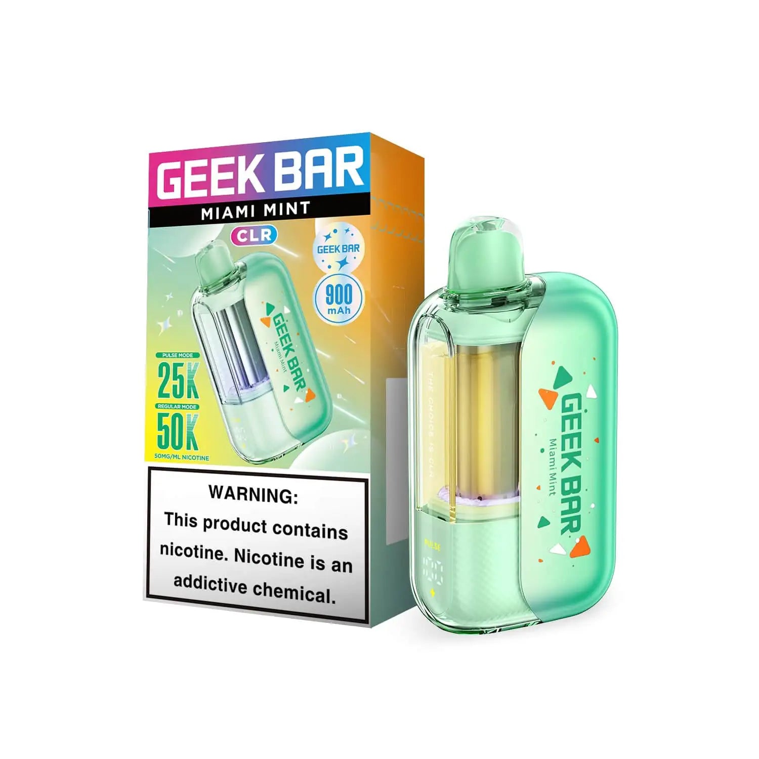 Miami Mint - Geek Bar CLR 50k Disposable Vape JellyPuffs