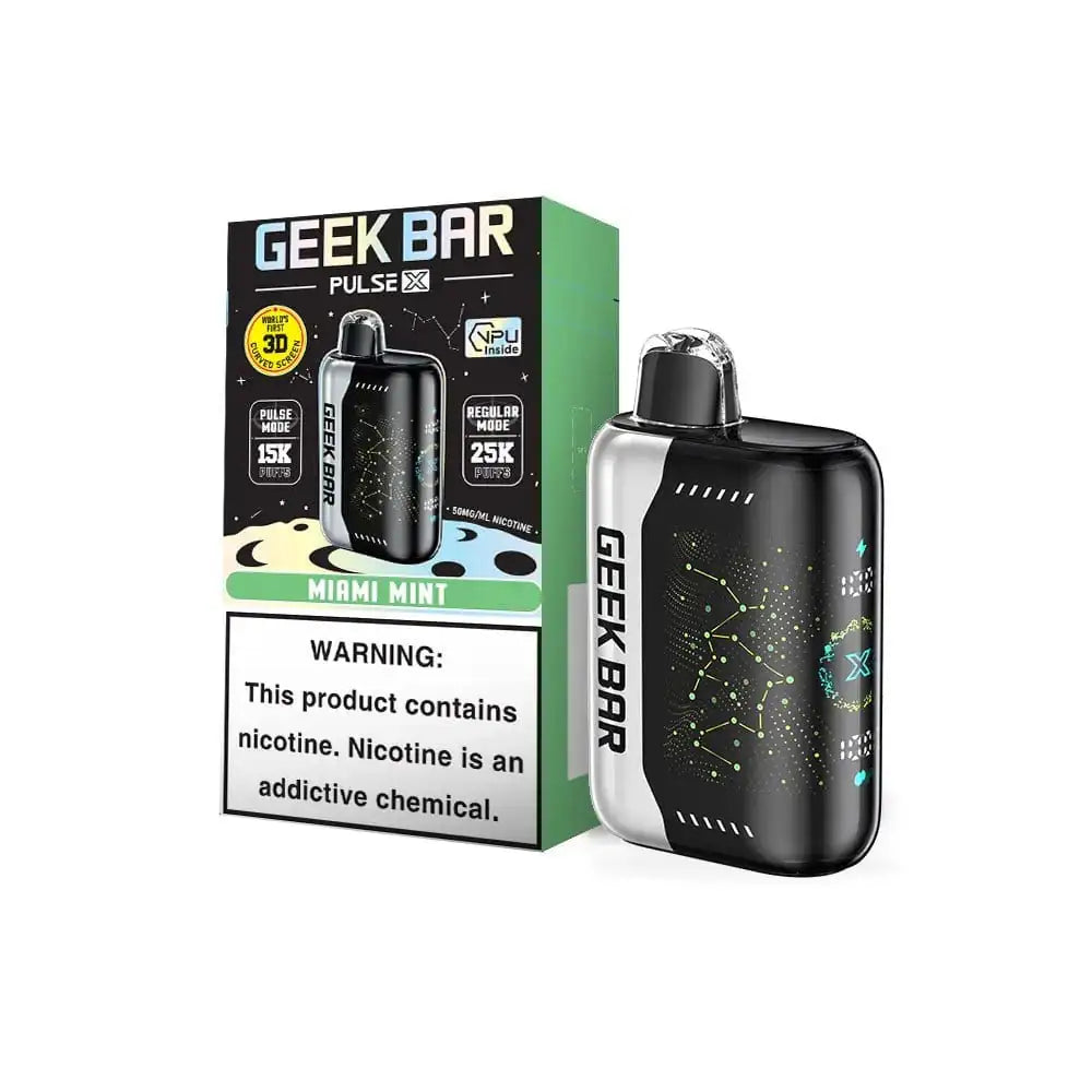 Miami Mint - Geek Bar Pulse X 25K Disposable Vape JellyPuffs