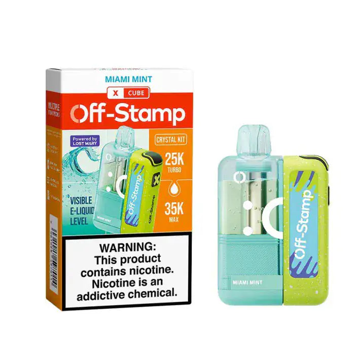 Miami Mint - Off-Stamp X-Cube Crystal 35k Disposable Kit JellyPuffs