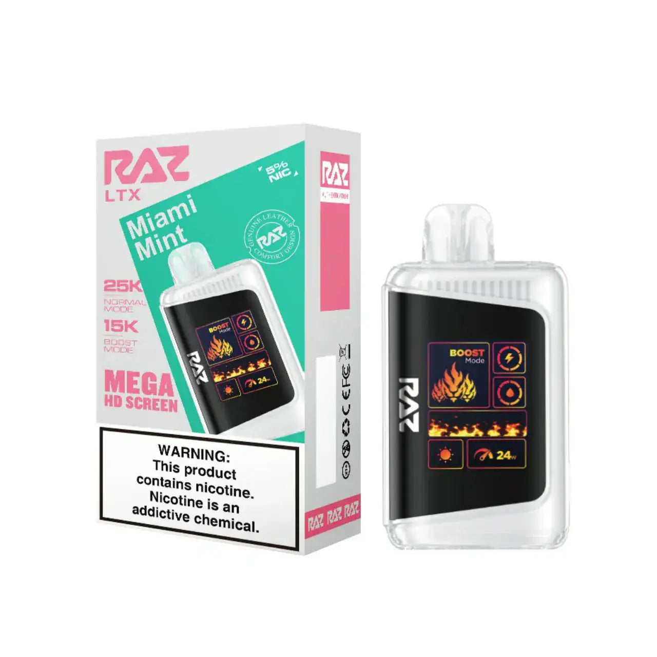 Miami Mint - RAZ LTX DC25000 Disposable Vape JellyPuffs