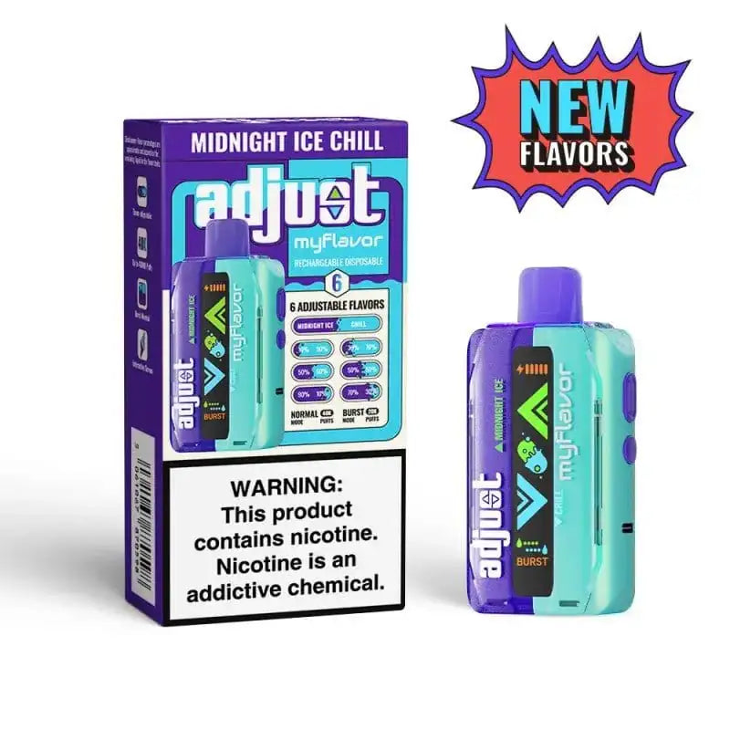 Midnight Ice Chill - Adjust MyFlavor 40K Disposable Vape JellyPuffs
