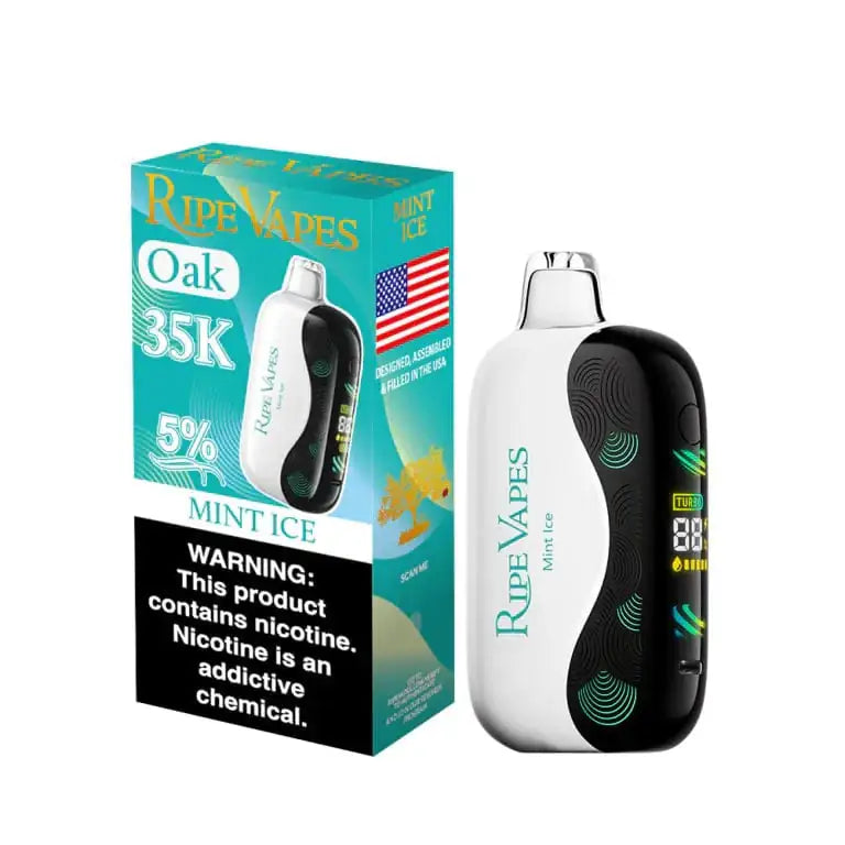 Mint Ice - Ripe Vapes Oak 35k Disposable JellyPuffs
