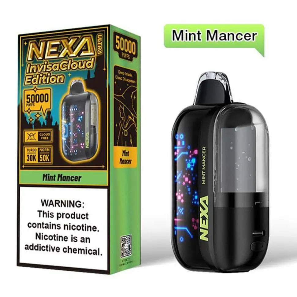 Mint Mancer - NEXA Ultra InvisaCloud Edition 50K Disposable JellyPuffs