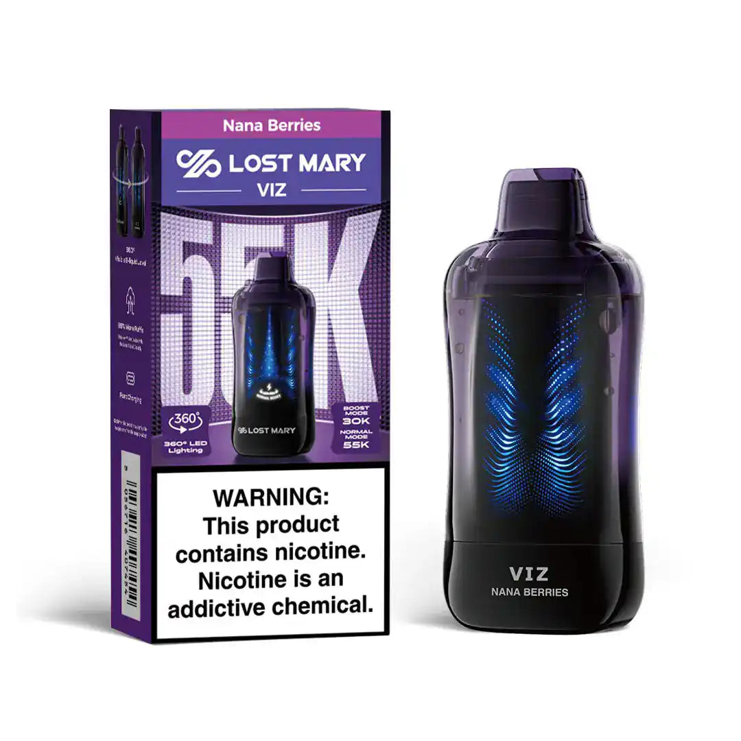 Nana Berries - Lost Mary VIZ 55k Disposable Vape JellyPuffs