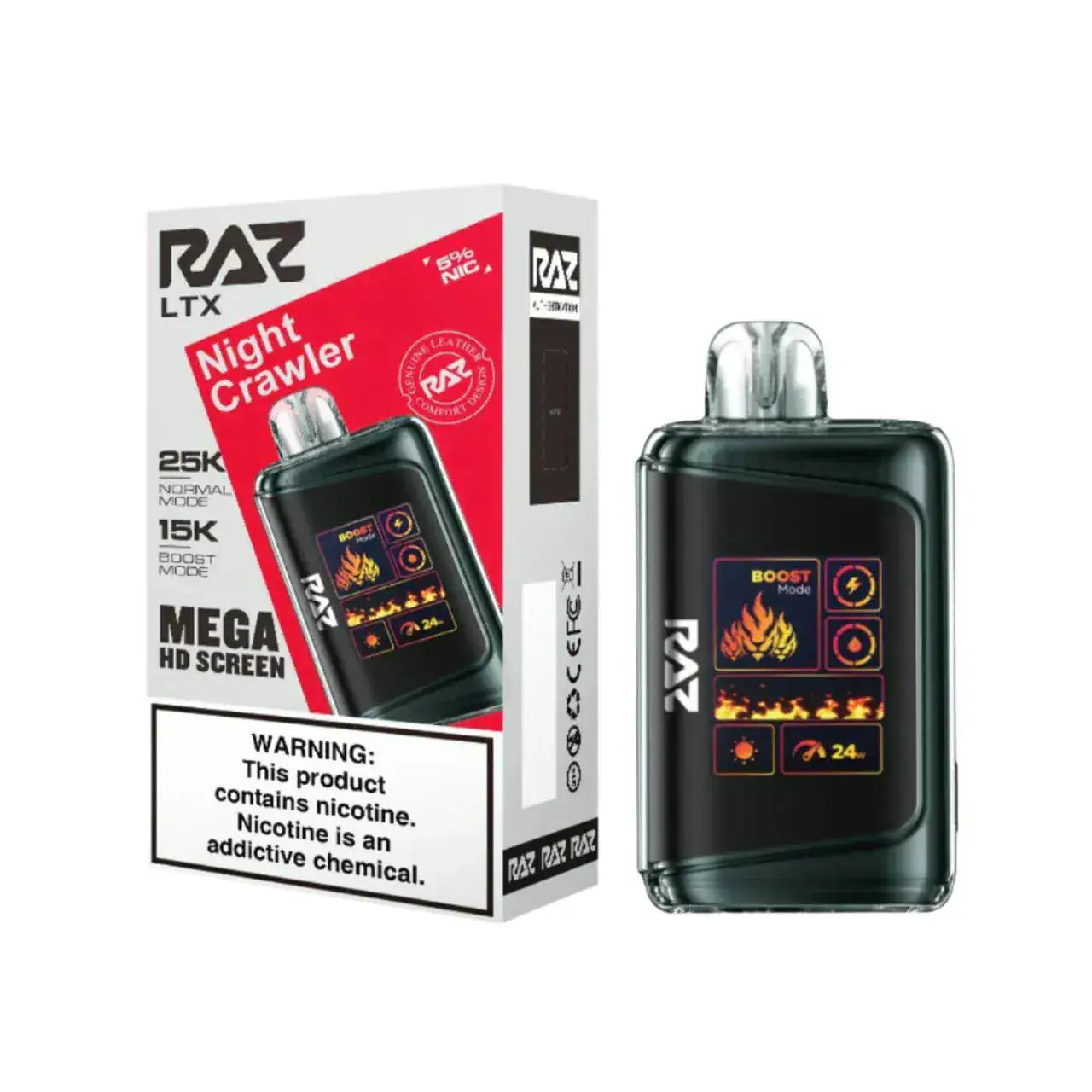 Night Crawler - RAZ LTX DC25000 Disposable Vape JellyPuffs