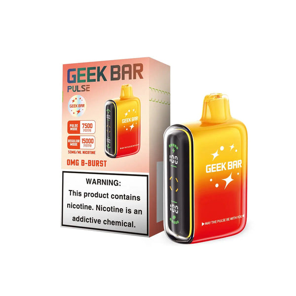 OMG B-Burst Geek Bar Pulse 15K Disposable Vape