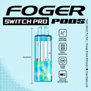 Orange Dream Refresher Foger Switch Pro 30K disposable pod — zesty orange, smooth vanilla cream, no ice — JellyPuffs