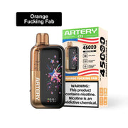 Orange Fucking FAB - Artery Vapor CT3 Clearo 45k Disposable Vape JellyPuffs
