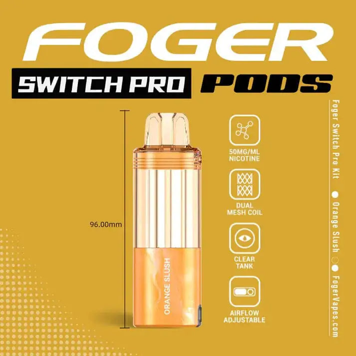 Orange Slush - Foger Switch Pro 30K Disposable Pod JellyPuffs
