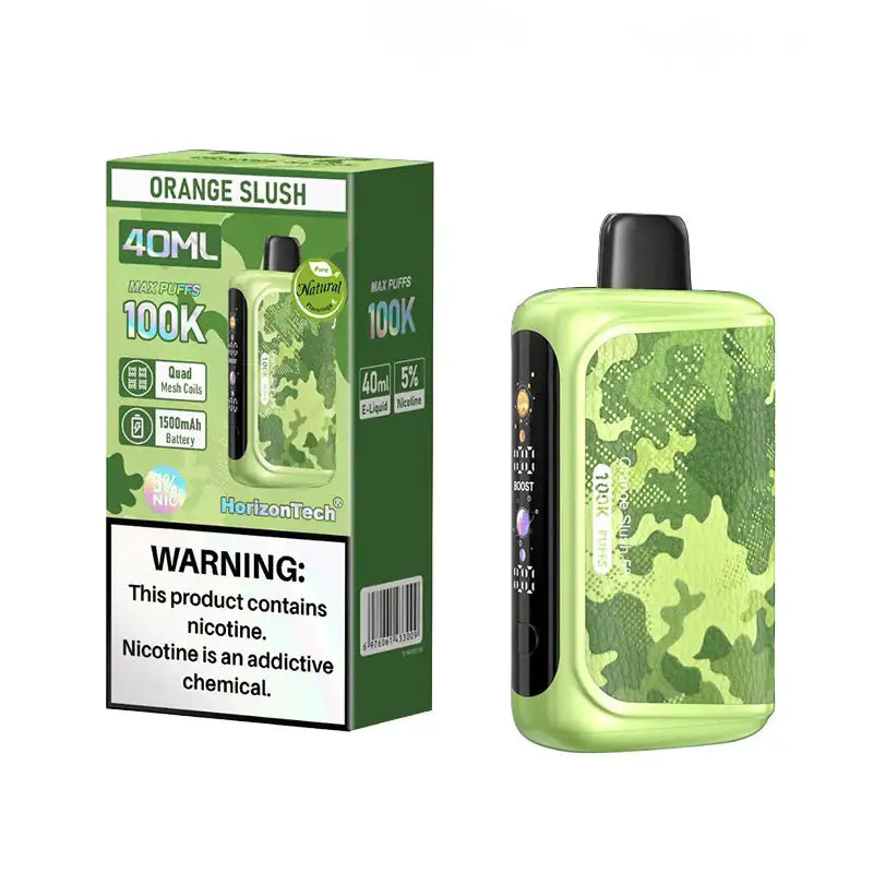Orange Slush - HorizonTech 100k Disposable Vape JellyPuffs