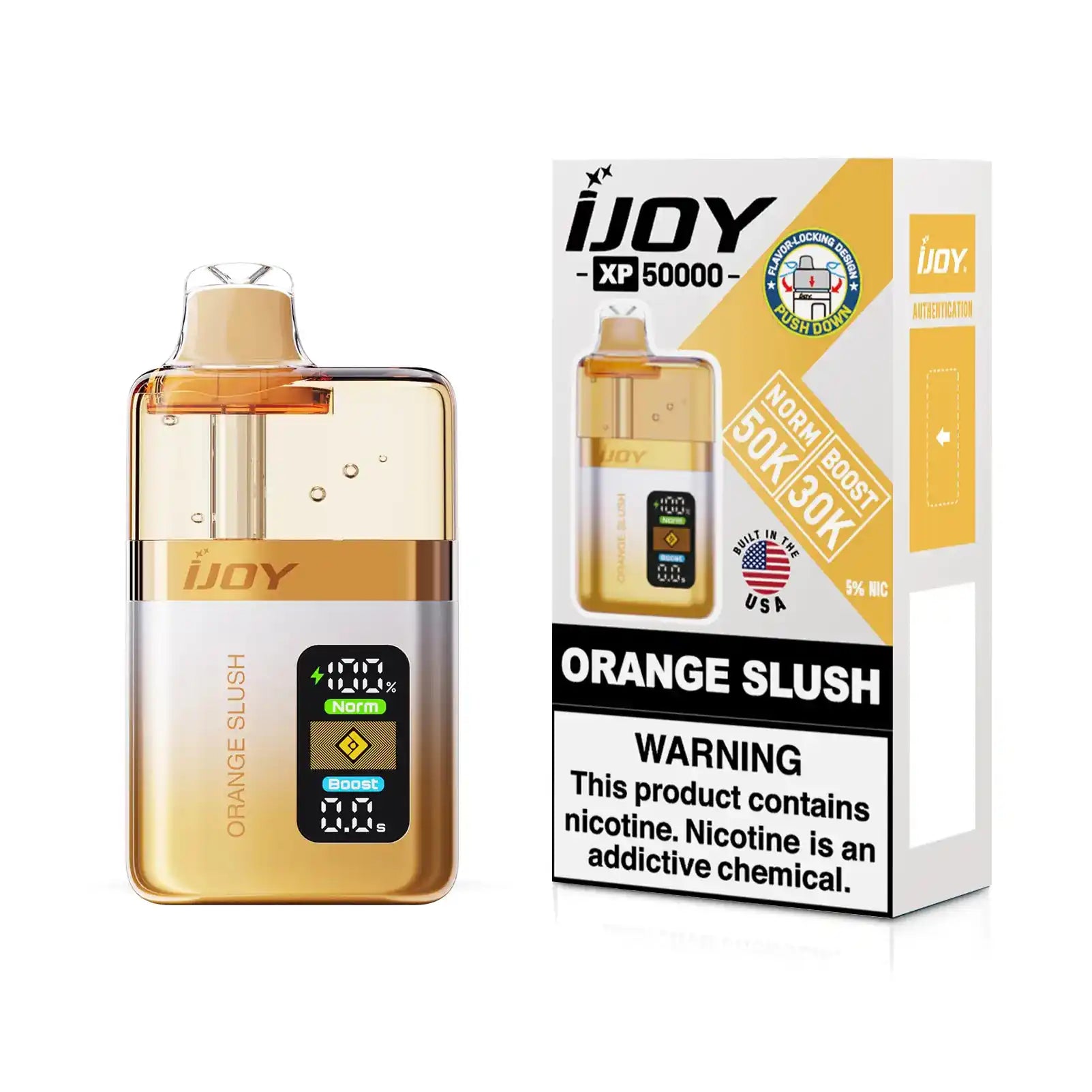 Orange Slush - iJoy XP50000 Slush Edition Disposable Vape JellyPuffs