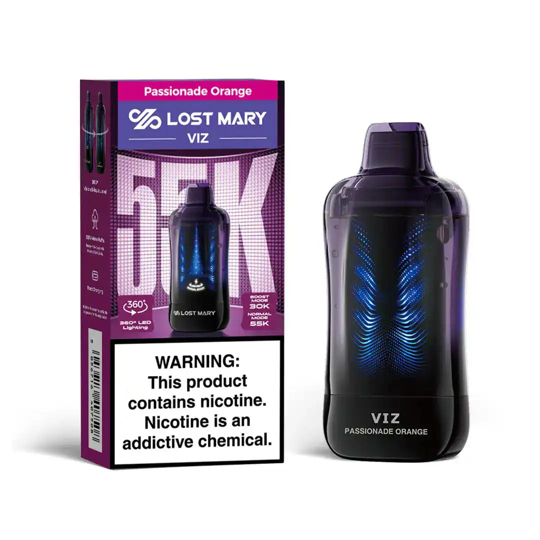 Passionade Orange - Lost Mary VIZ 55k Disposable Vape JellyPuffs