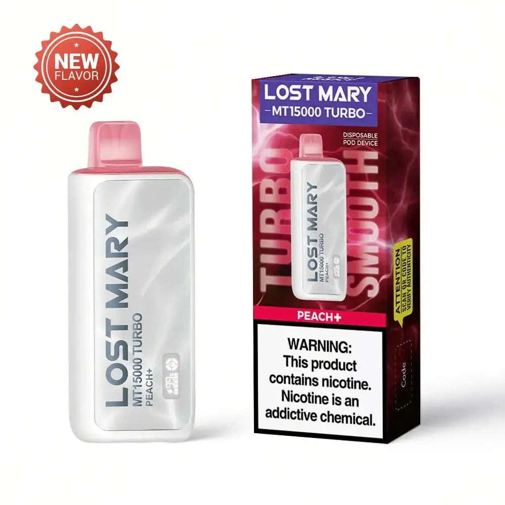 Peach+ - Lost Mary MT15000 Turbo Disposable Vape JellyPuffs