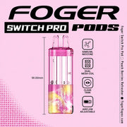 Peach Berries Refresher Foger Switch Pro 30K disposable pod — ripe peach, tangy mixed berries, no ice — JellyPuffs