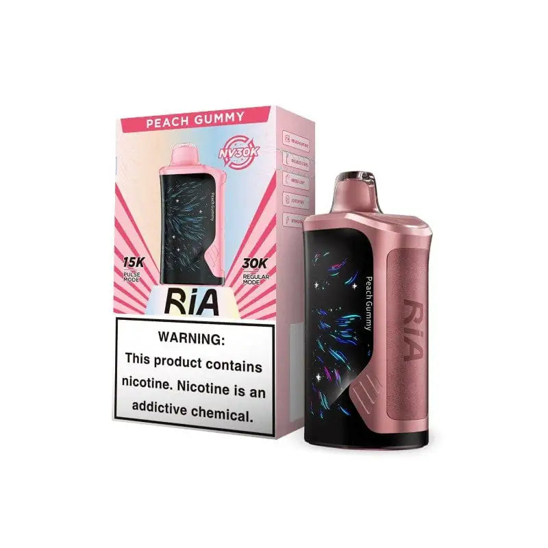 Peach Gummy - Geek Bar Ria NV30k Disposable Vape JellyPuffs