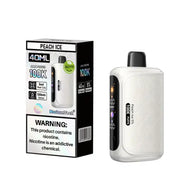 Peach Ice HorizonTech 100K disposable vape, iced, 100,000 puffs, 5% nicotine