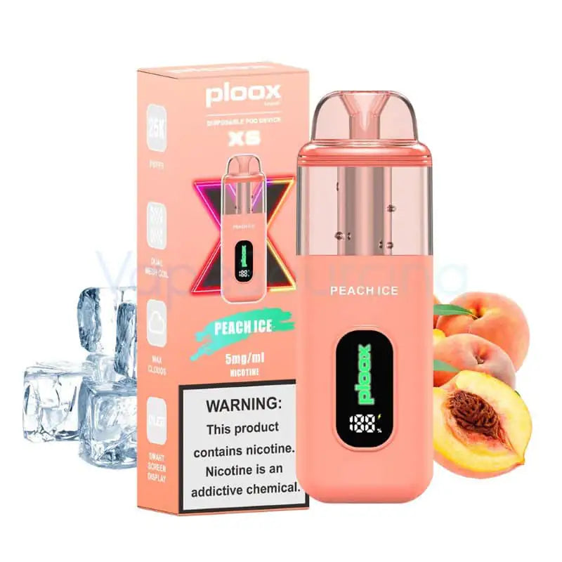 Peach Ice - Ploox XS 25k Disposable E-Hookah JellyPuffs