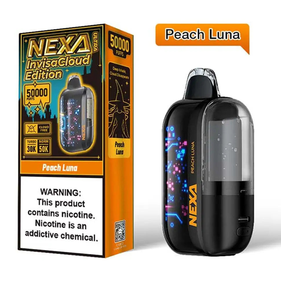 Peach Luna - NEXA Ultra InvisaCloud Edition 50K Disposable JellyPuffs