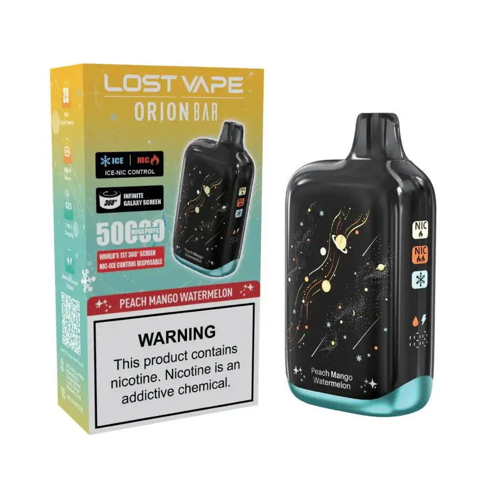 Peach Mango Watermelon - Lost Vape Orion Bar 50K Disposable JellyPuffs