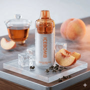 Peach Oolong Ice Tea - Icemax ICEBOMB 18k Disposable Vape JellyPuffs